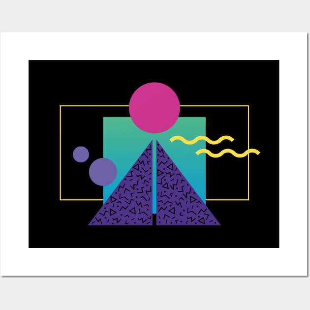 Memphis Pattern 41 / 80s Retro Wall Art by Studio Memphis Waves